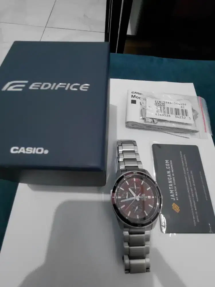 Jam Tangan Casio EDIFICE Chronograph Original