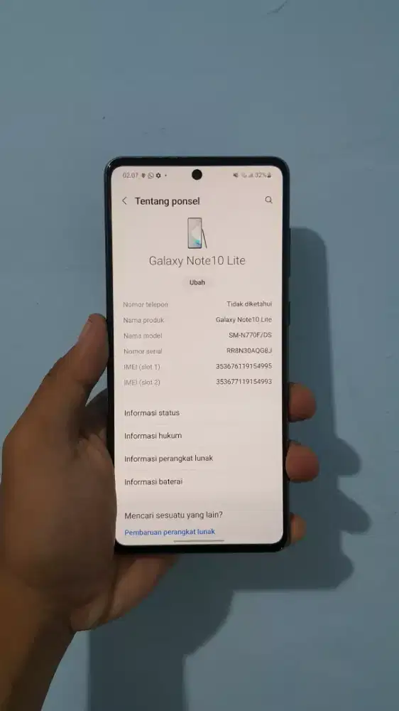 Samsung Note 10 Lite