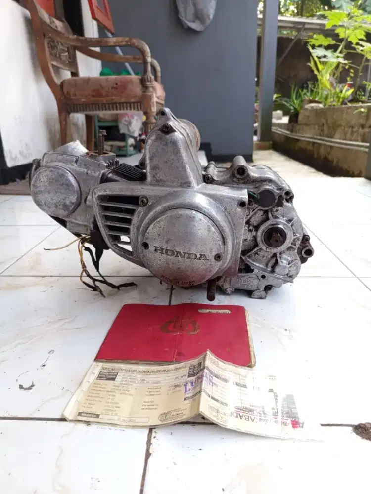 Mesin honda c70 plus surat bawa an