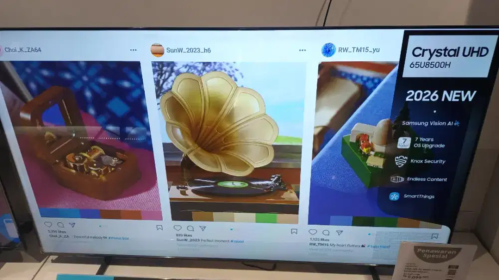 Tv samsung 65 Inch 2026 sudah tersedia