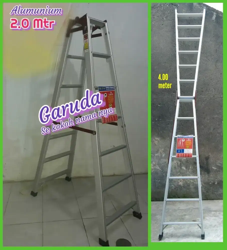 Tangga lipat almunium 2.0 mtr.
