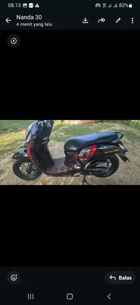 Dijual satu unit scoopy hitam