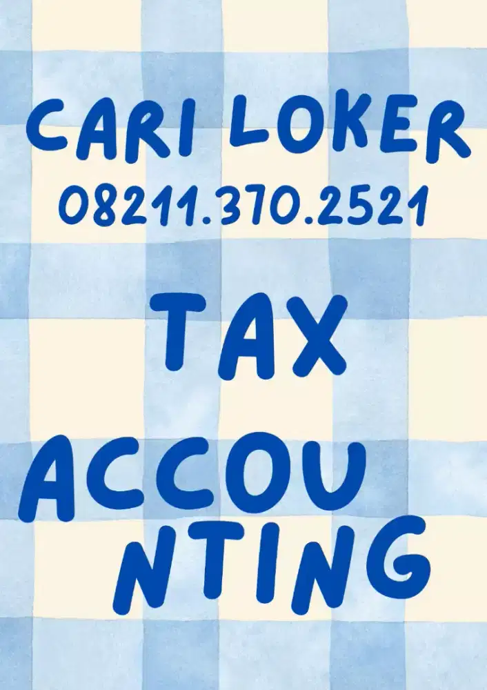 Cari kerja admin pajak