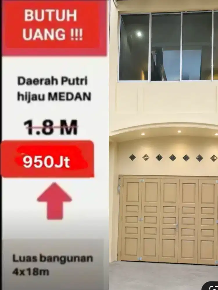 RUKO  PUTRI HIJAU MURAH