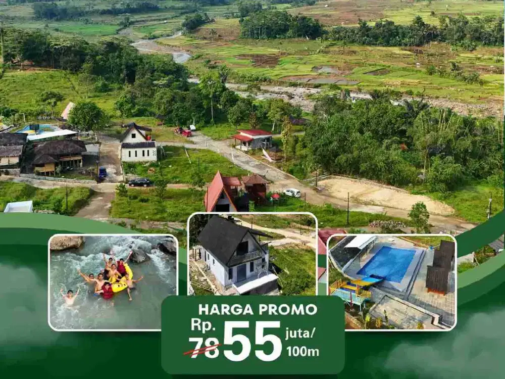 Jual Tanah Murah View Mewah dijalur Wisata Bogor