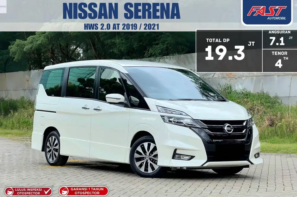LOW KM GARANSI 1TH PAJAK PANJANG NISSAN SERENA HWS 2019 / 2021