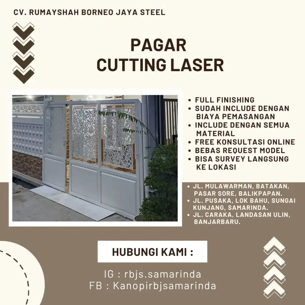 Pagar Cutting Laser
