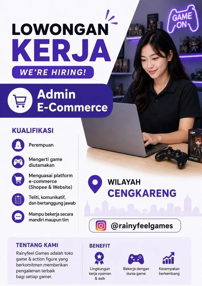 LOWONGAN KERJA ADMIN SHOPEE