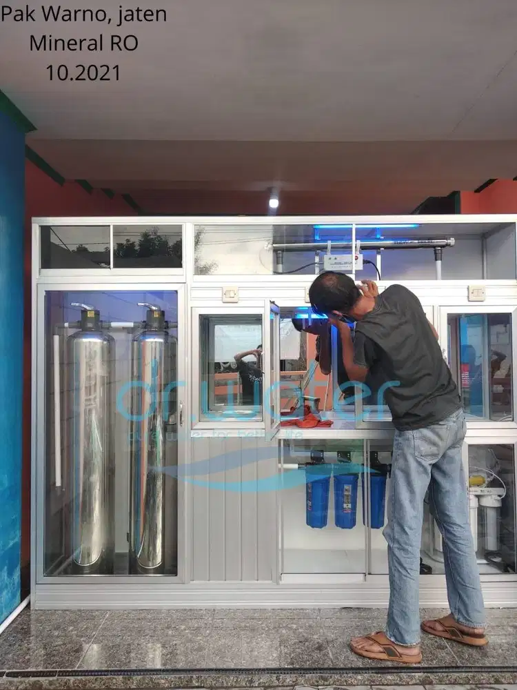Paket Pasang Depot Air Minum Isi Ulang Lengkap Mesin