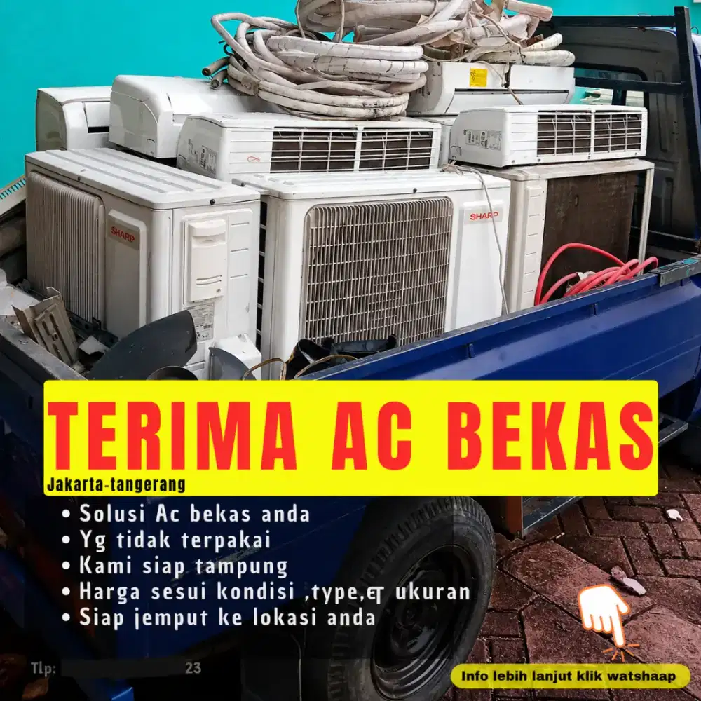 TERIMA AC BEKAS EX AC SECOND