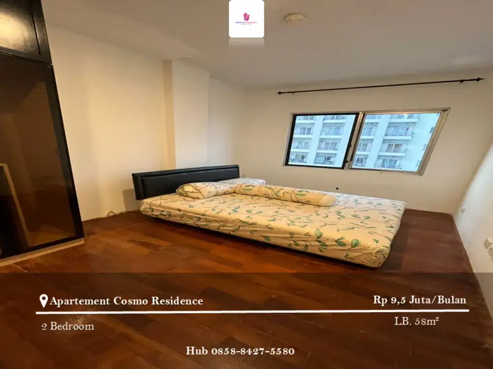 Disewakan Apartement Cosmo Residence 2 Bedrooms Furnished