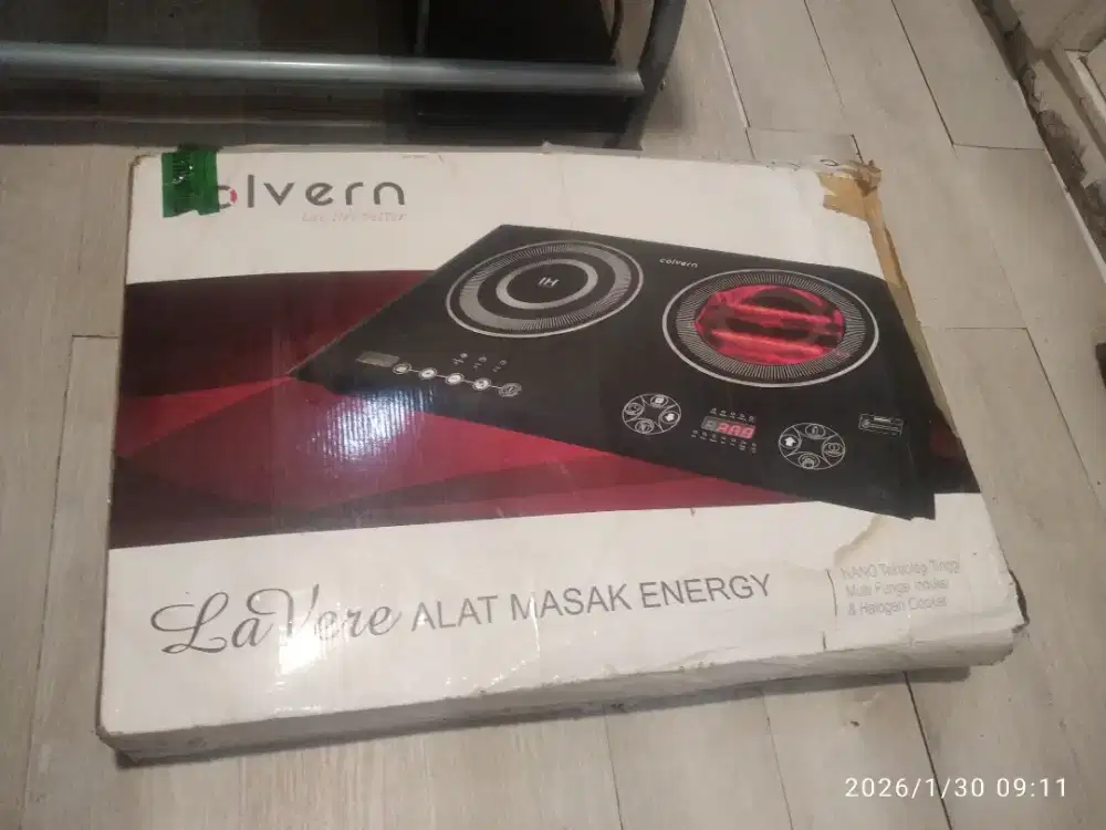 Kompor listrik 2 tungku ,merek colvren