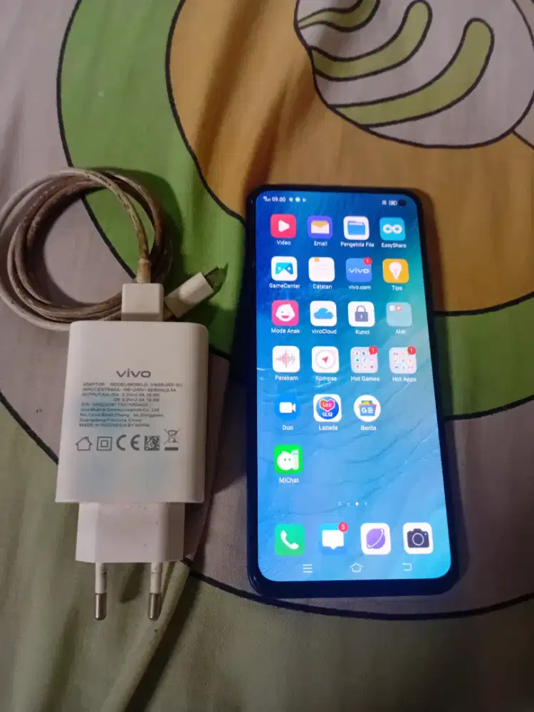 Vivo v19 8/128 hp casan mulus segel original