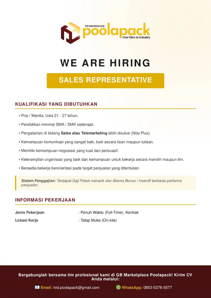 Sales Representative