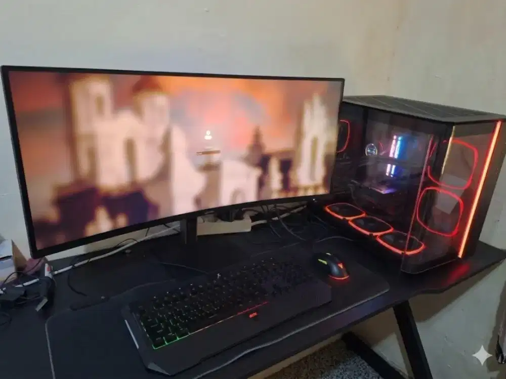 PC Gaming dan Monitor (Harga bisa nego)