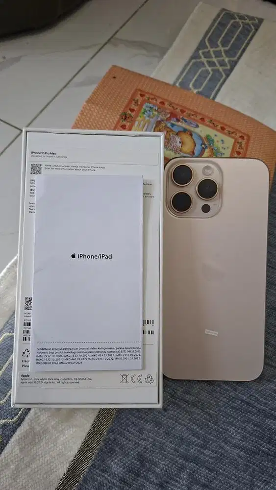 Iphone 16 promax titanium 1 tb