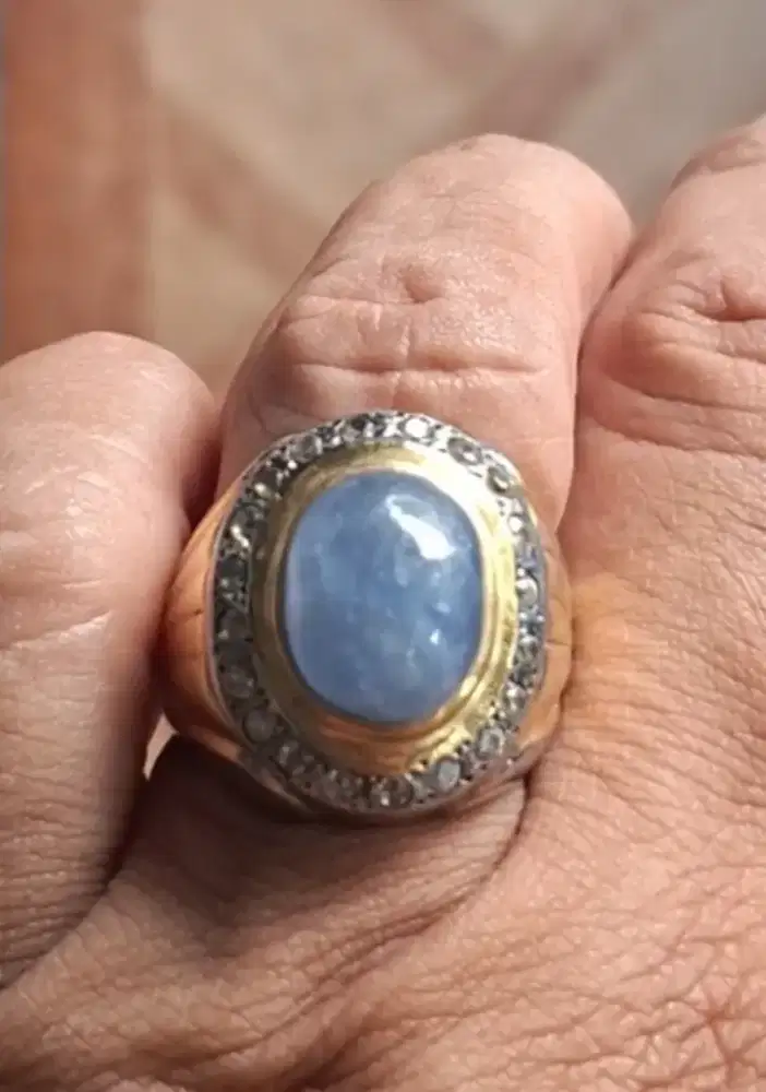 NATURAL STAR BLUE SAFIR BURMA. NH