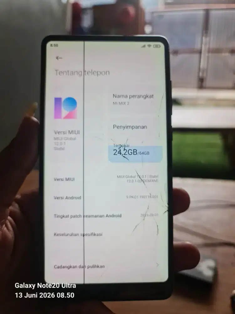 Xiaomi mi mix 2 Ram 6 internal 64