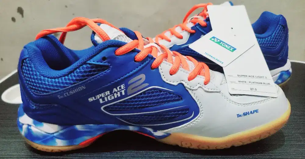Sepatu badminton Yonex SAL-2 Blue-white-orange