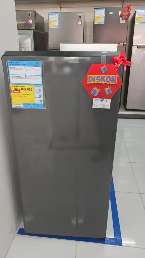 KULKAS SHARP 1 PINTU GARANSI RESMI