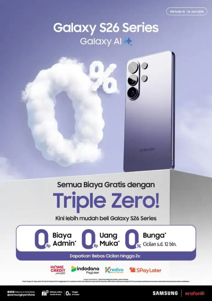 CICILAN TRIPLE ZERO 0%