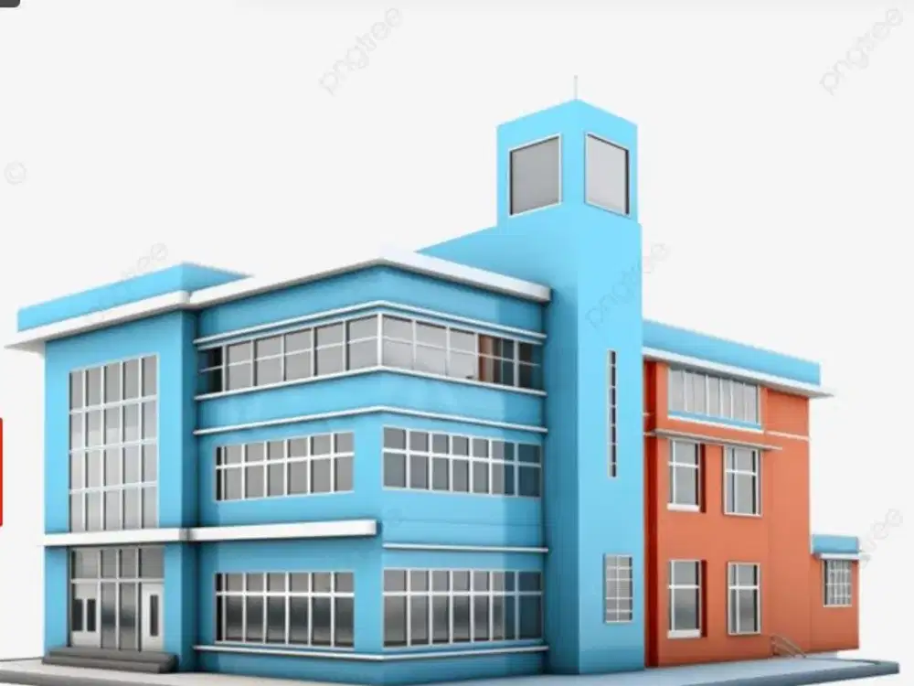 Gedung Sekolah Megah dan Aktif  Ber Operasi area Duren Sawit, Jakarta Timur