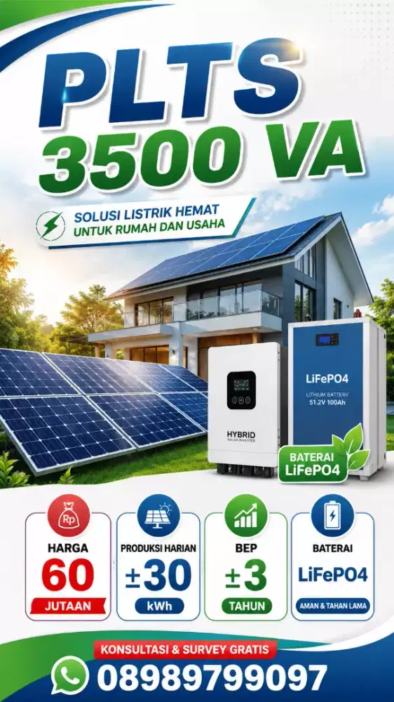 Panel Surya untuk Atap Rumah
