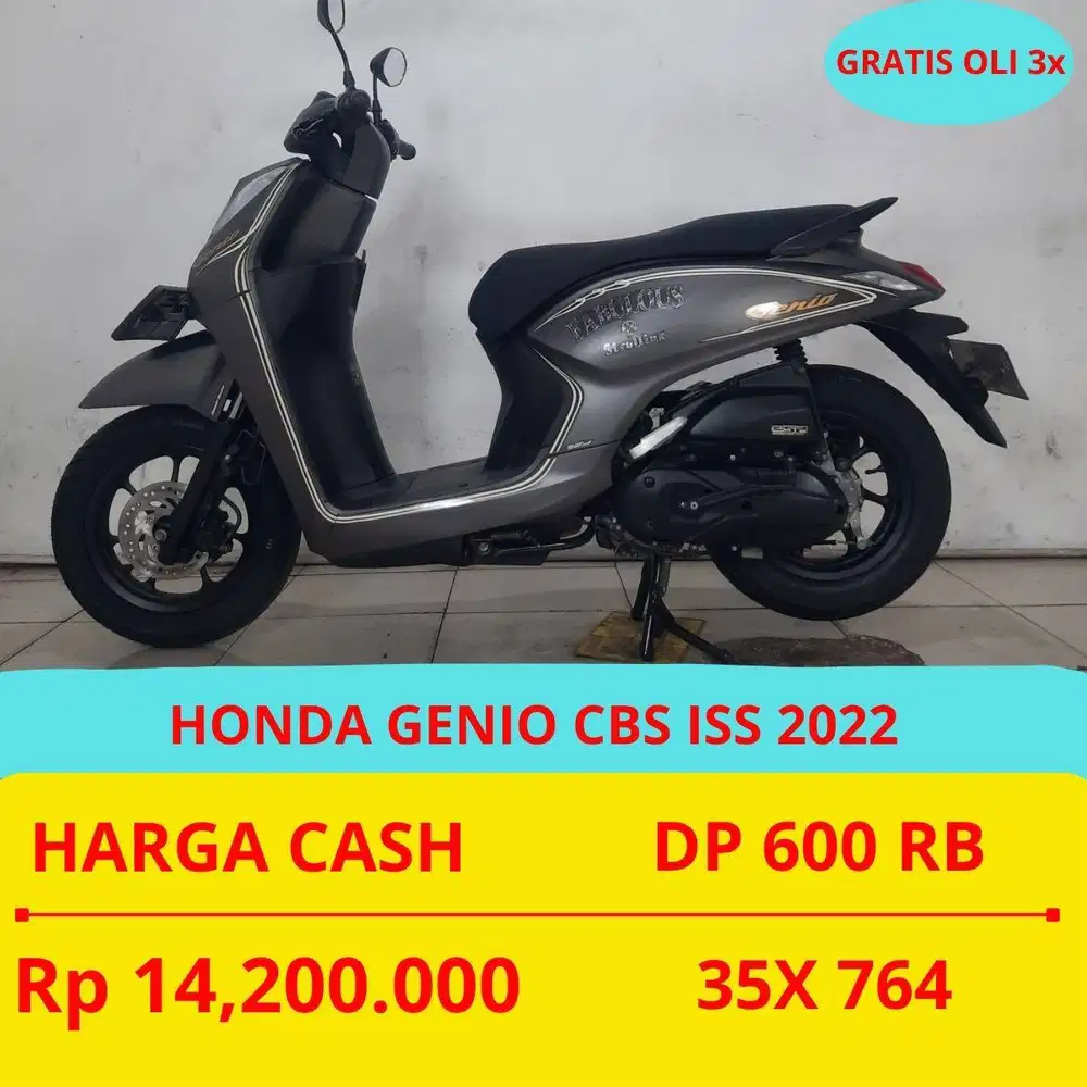 HONDA GENIO CBS ISS 2022 DP MURAH 600 RIBU GUYS