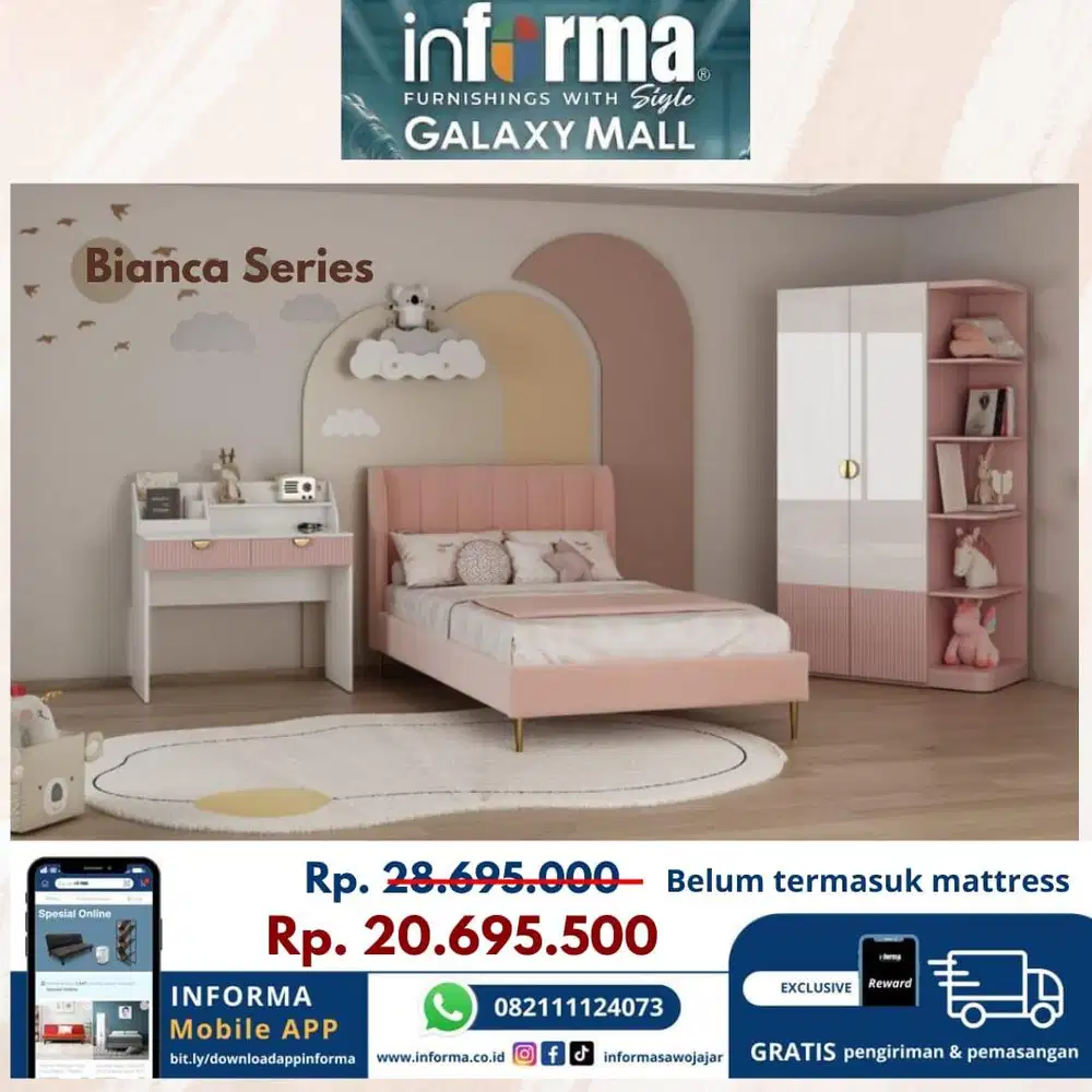 bedset anak bianca