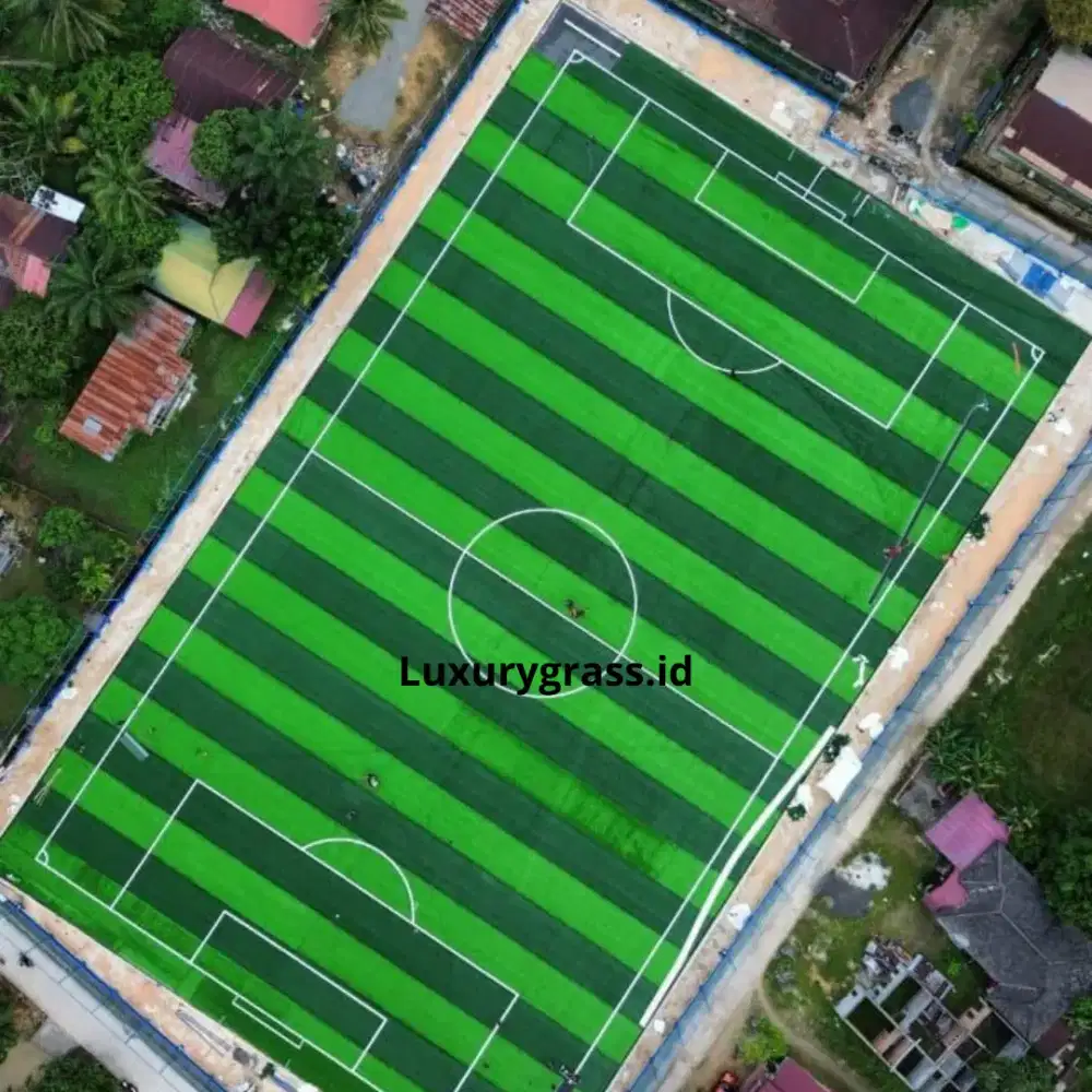 Jual rumput sintetis swiss 3cm dengan serat tebal, lembut