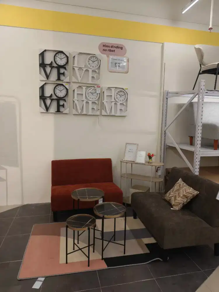 Sofa set minimalis dan meja