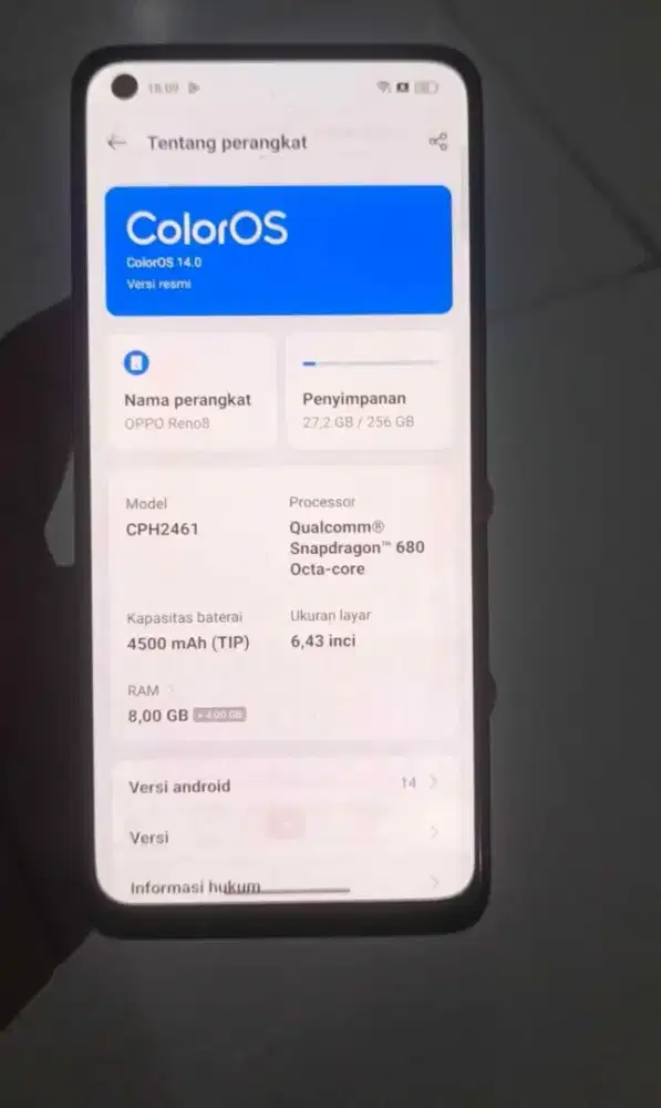 Oppo Reno 8 8+8/256