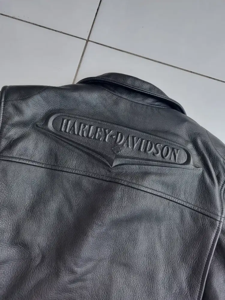 HARLEY DAVIDSON JAKET KULIT BIKER RIDING LEATHER JACKET CLASSIC