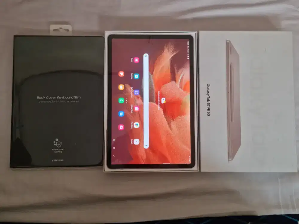 Samsung galaxy tab s7 fe 5g fulset mulus