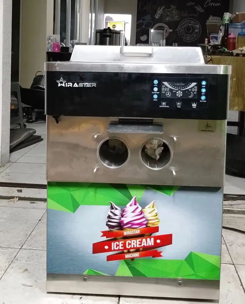 Mesin eskrim merk wirastars ukuran 3 tuas