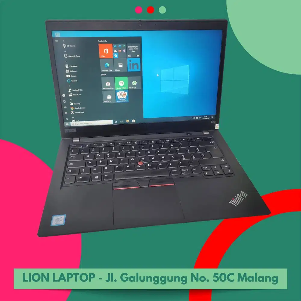 RAM 16GB i5 Gen 8 SSD 256GB Lenovo Thinkpad T490 [13|06]