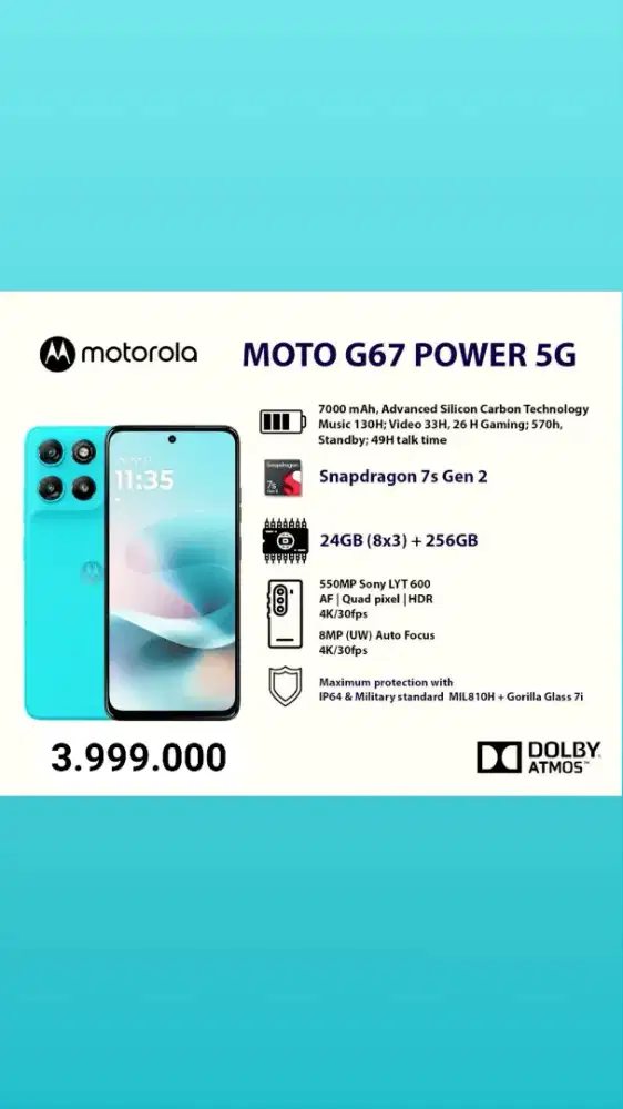 Motorola g67 power 5G