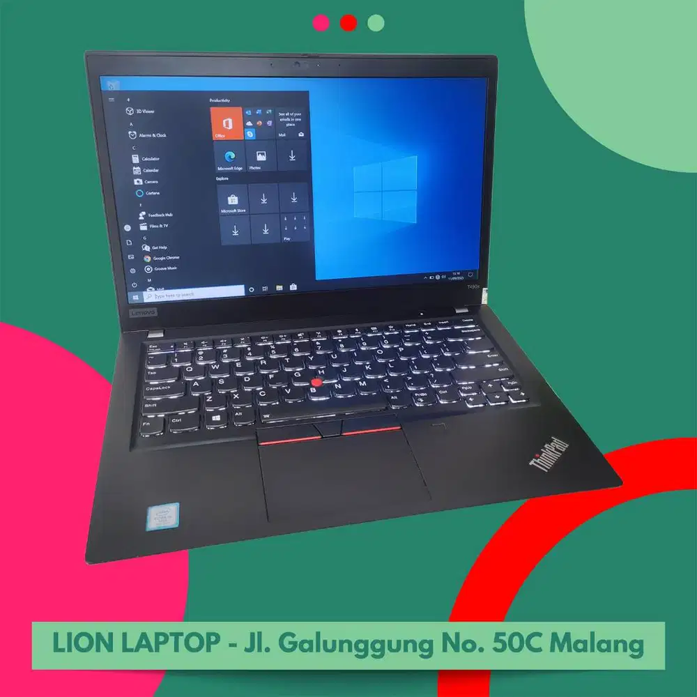 RAM 16GB SSD 256GB Core i5 Slim Lenovo Thinkpad T490s [13|06]