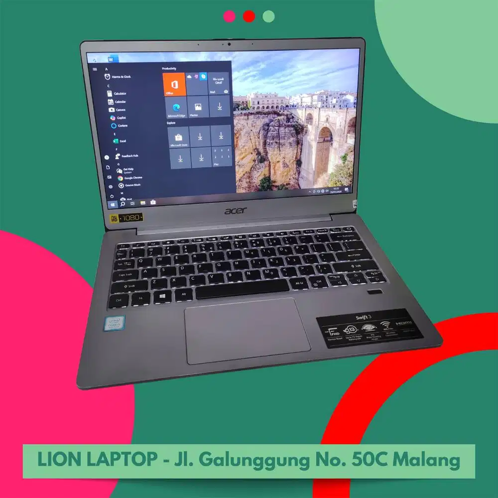 Super Slim Core i5 Gen 8 8/25 Acer Swift 3 SF313-51 [13|06]