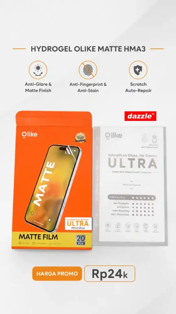 Hydrogel Olike Matte hma3