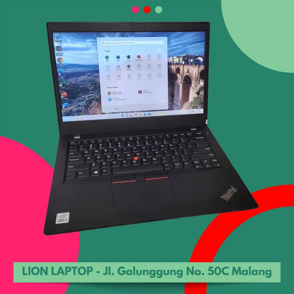 i5 Gen 10 Murah RAM 8GB SSD 256GB Lenovo Thinkpad L14 [13|06]
