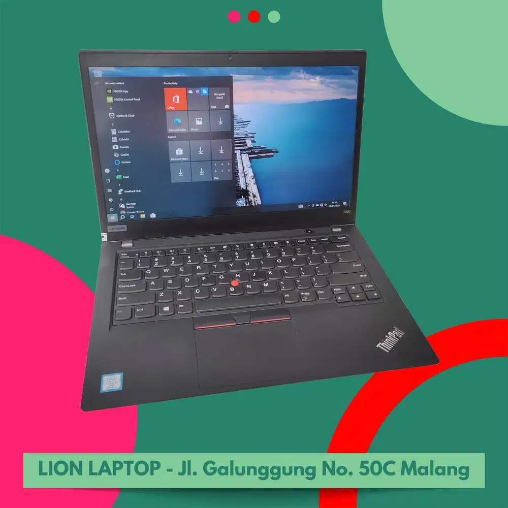 Double VGA NVIDIA Core i5 8/256 Slim Lenovo Thinkpad T490 [13|06]
