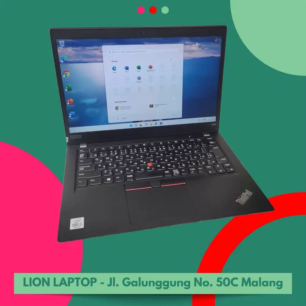 i5 GEN 10 Murah RAM 8GB Lenovo Thinkpad X390 [13|06]