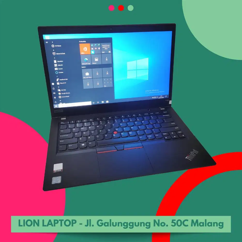 Core i7 gen 8 RAM 8GB SSD 256 Lenovo Thinkpad T490 [13|06]
