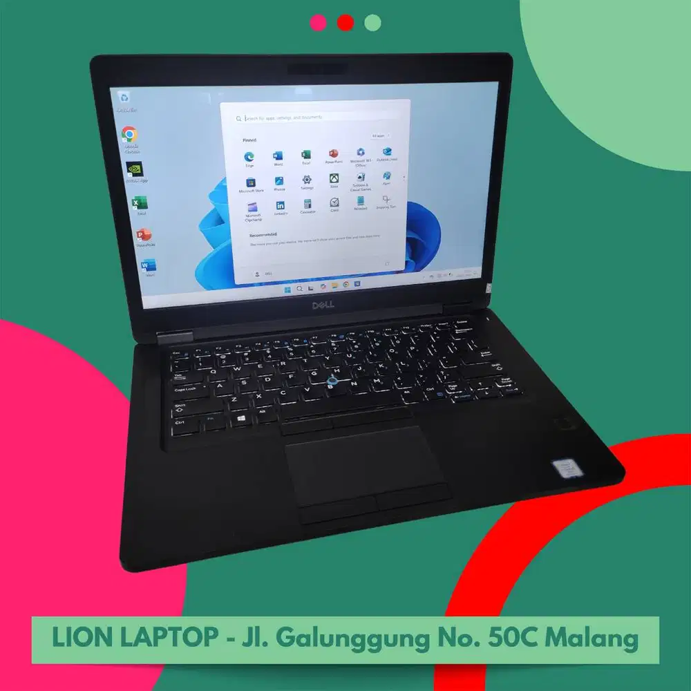Core i7 Double VGA RAM 8GB SSD Dell Latitude 5491 [13|06]
