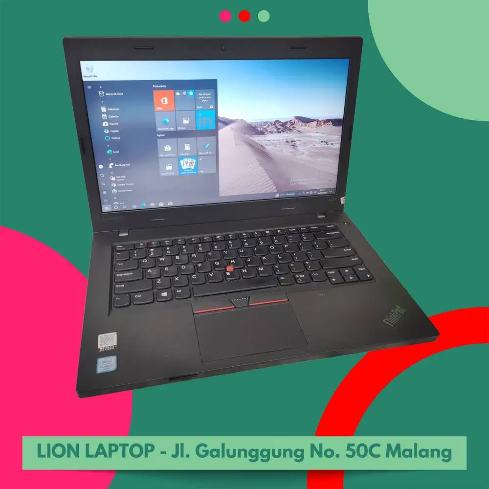 Double VGA Core i5 RAM 8 SSD Lenovo Thinkpad L470 [13|06]