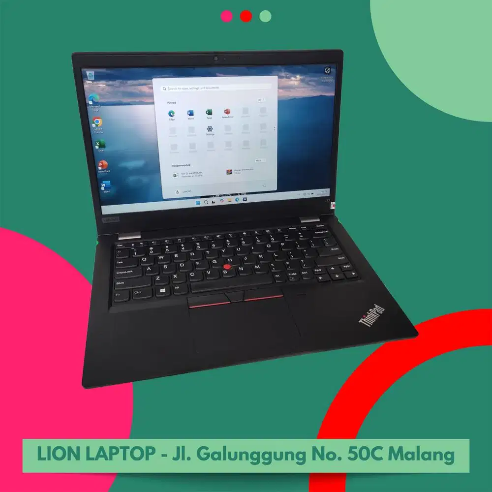 i5 Gen 10 Slim RAM 8GB SSD 256GB Lenovo Thinkpad L13 [13|06]