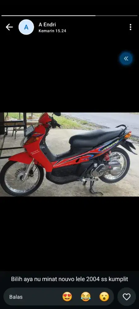 Jual motor bekas nouvo