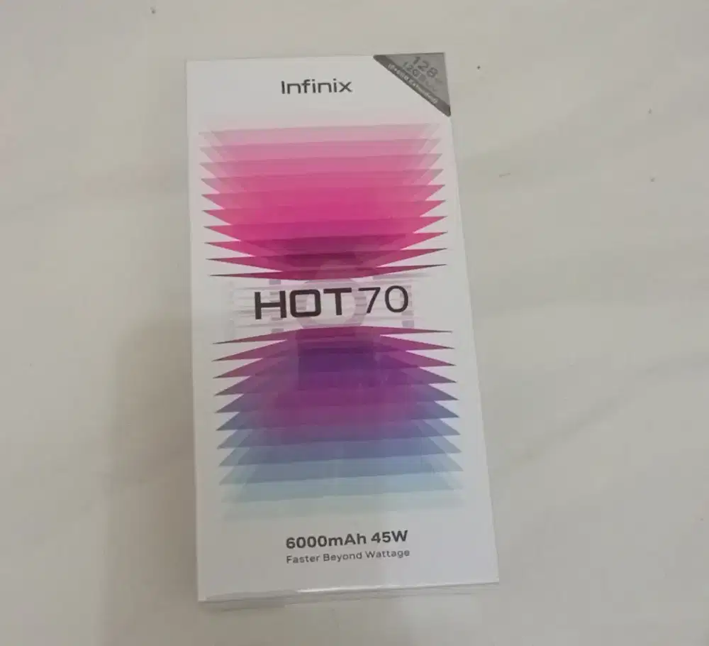Infinix hot 70 ram 6/128 segel ori
