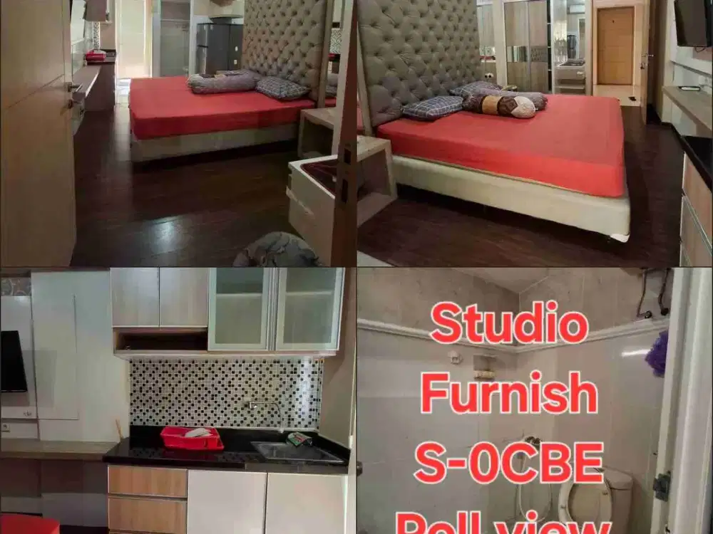 Disewakan Studio tahunan murah Apartemen educity by Citihome